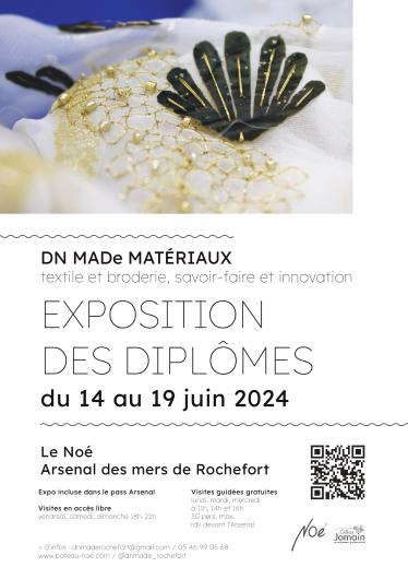 Exposition des diplômes du DN MADe - promotion 2024